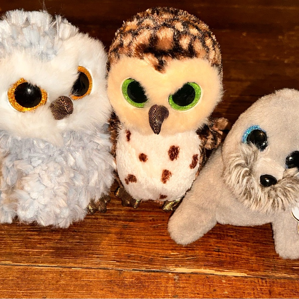Beanie Boos Owlette Sammy and Wiggy